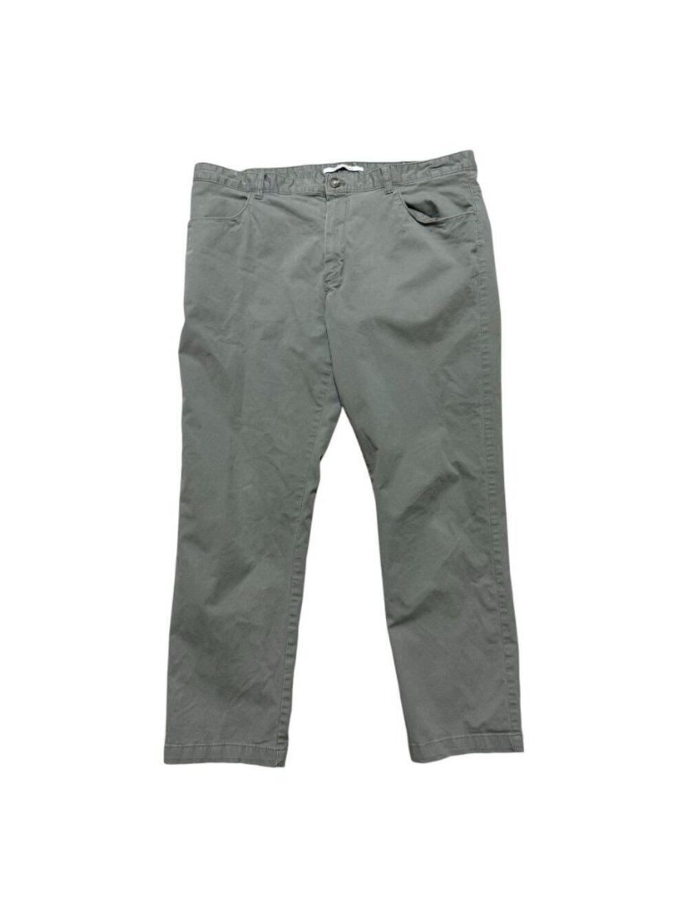 Calvin Klein Slim Fit Olive Green Chino Pants Stretch Casual Men’s 38x30